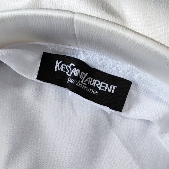 Beret hat with pearls (white) - Picture 8 of 8